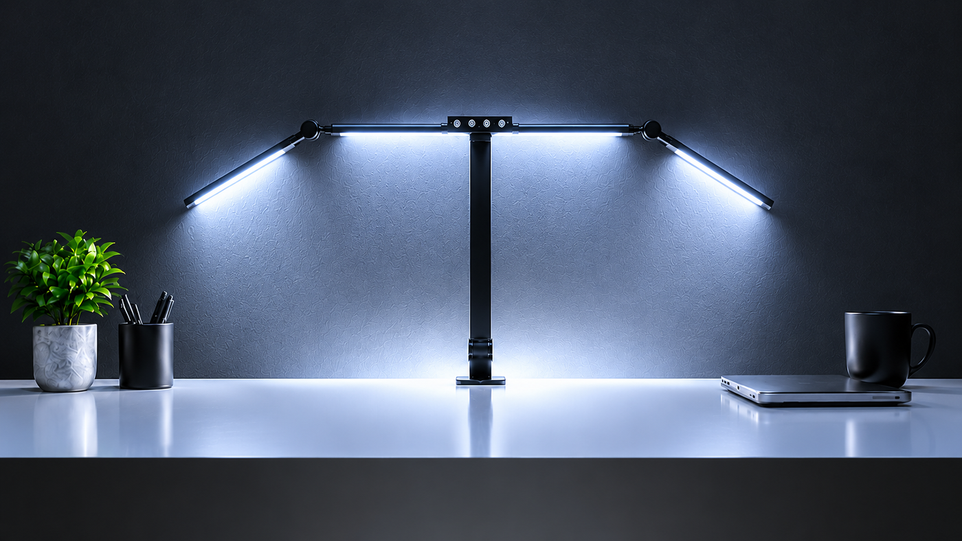 Lampe dans différentes ambiances lumineuses